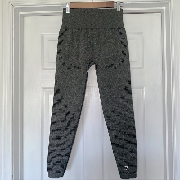 Gymshark Vital Seamless 2.0 Leggings Charcoal Gray L - Picture 2 of 6